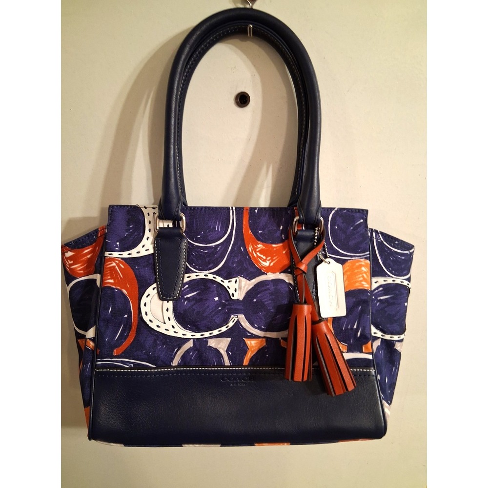 NWOT Authentic COACH Legacy Heritage Signature Candace Carryall Satchel 1995 NEW